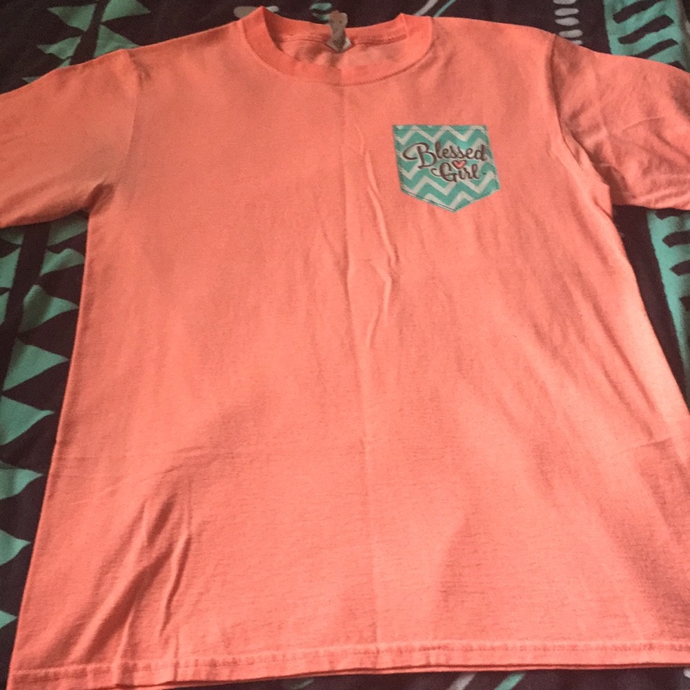 Orange “Blessed Girl” shirt